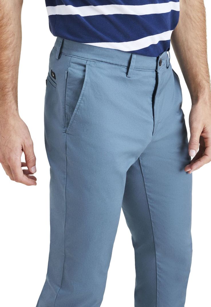Pantalón Hombre Chino 360 Flex Slim Fit Celeste-4