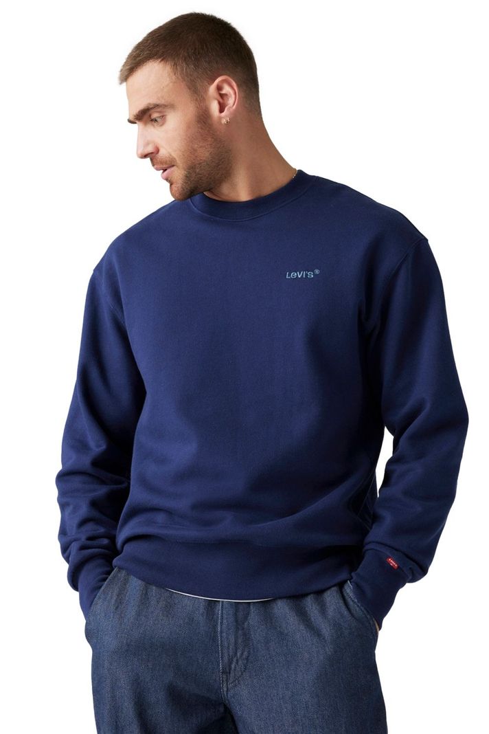 Polerón Hombre Authentic Crew Azul Levis A9244-0002-2