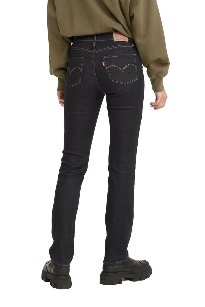 Jeans Mujer 724 High Rise Straight Negro Levis 18883-0301-2