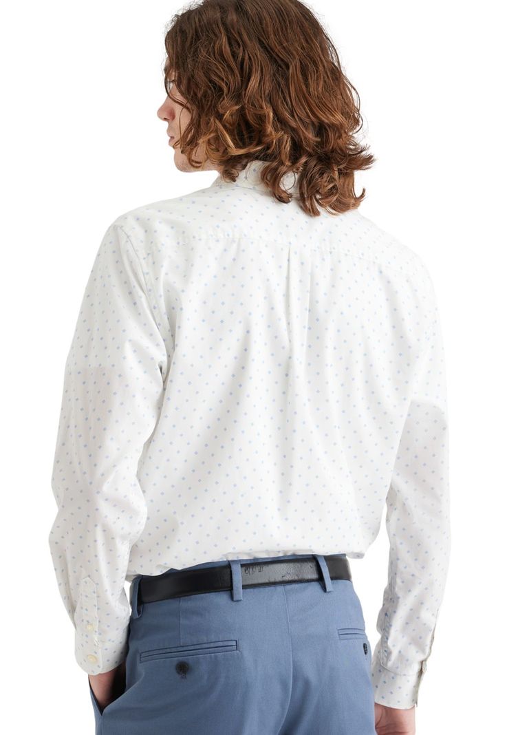Camisa Hombre Stain Defender Classic Fit Blanco A4252-0033-2