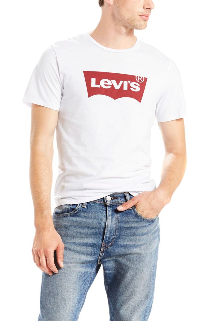 Polera Hombre Regular Fit Lisa Logo Blanco Levis 17783-0140-0