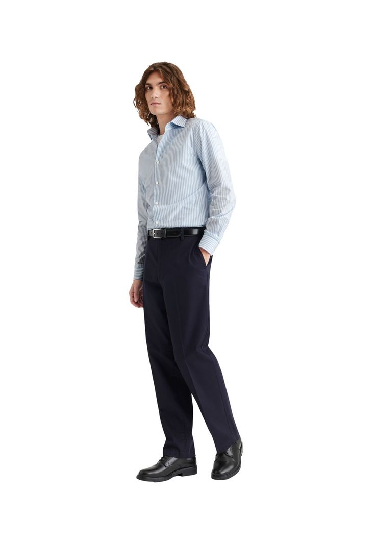 Camisa Hombre Crafted Slim Fit Celeste A4285-0013-2
