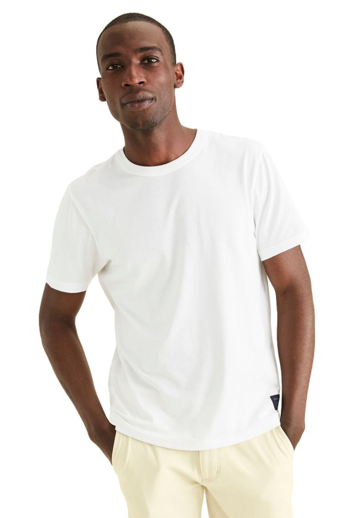 Polera Hombre Original Tee Slim Fit Blanco A0856-0000-0