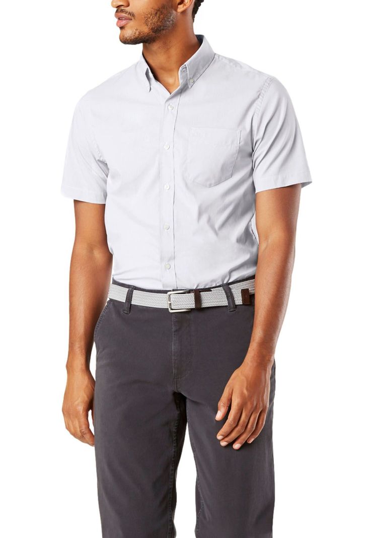 Camisa Signature Comfort Flex Standard Fit Blanco-0