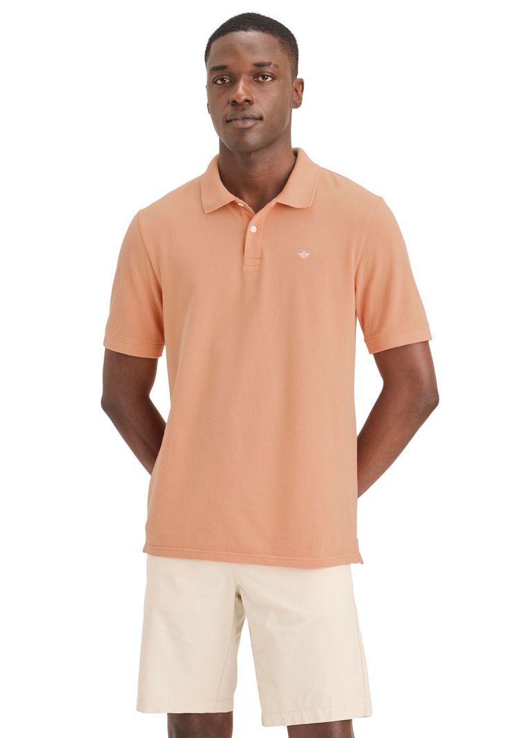 Polera Hombre Polo Slim Fit Naranjo A1159-0118-0