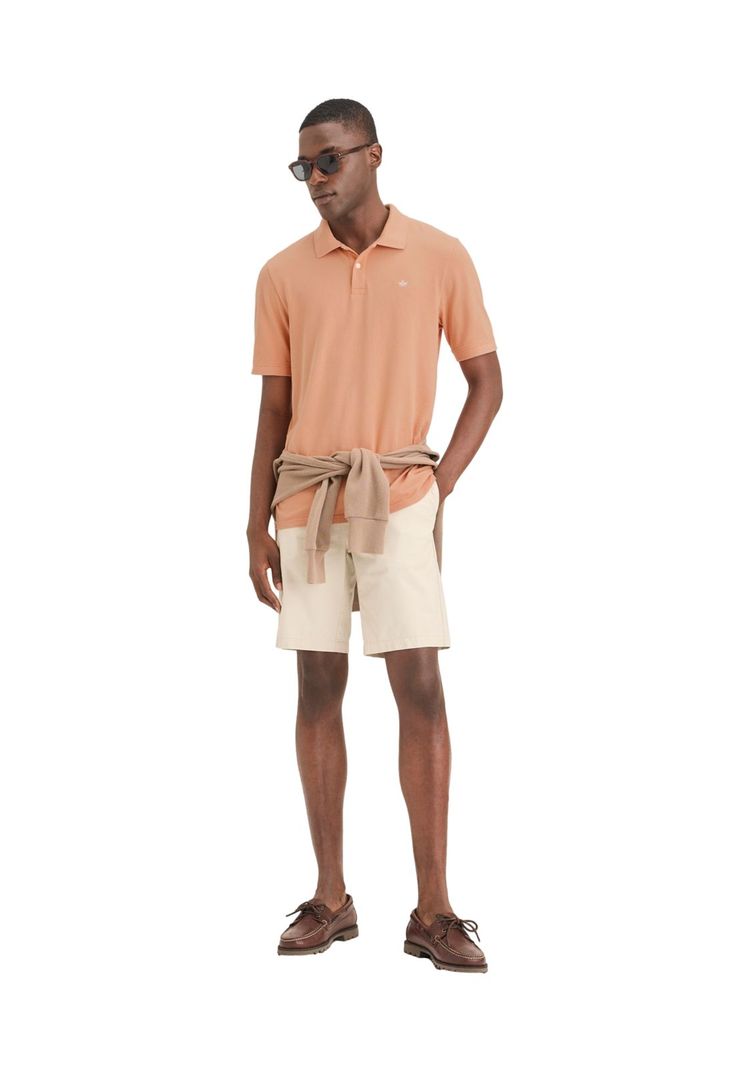 Polera Hombre Polo Slim Fit Naranjo A1159-0118-3