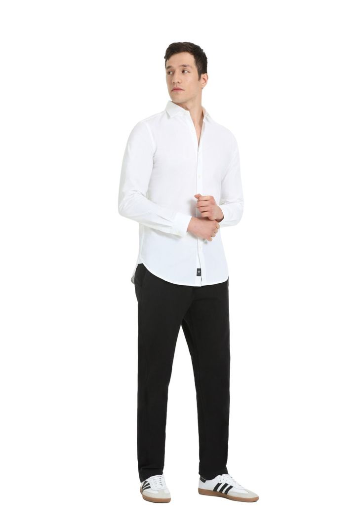 Camisa Hombre Crafted Slim Fit Blanco A4285-0003-3