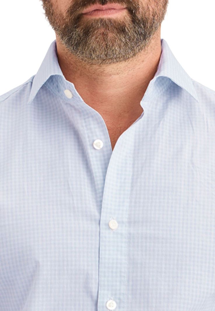 Camisa Hombre Crafted Slim Fit Azul A4285-0026-1