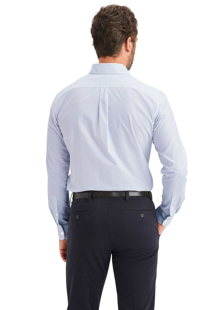 Camisa Hombre Crafted Slim Fit Azul A4285-0026-2