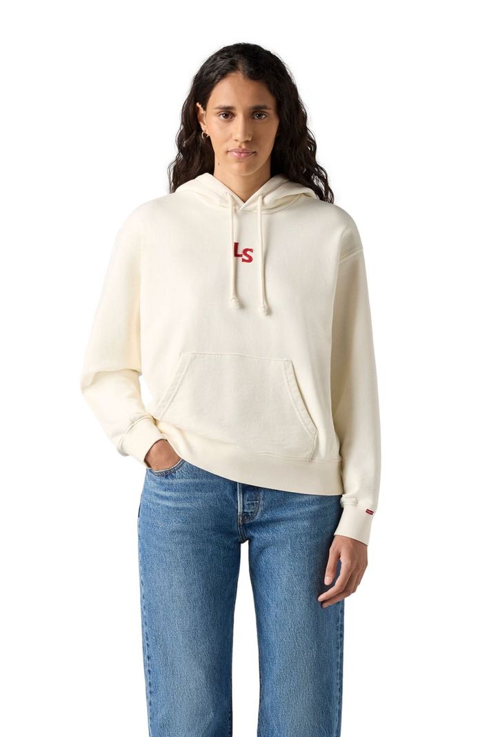 Polerón Mujer Graphic Heritage Hoodie Blanco Levis A7296-0050-0