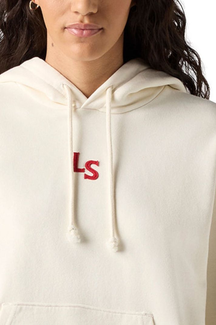 Polerón Mujer Graphic Heritage Hoodie Blanco Levis A7296-0050-2