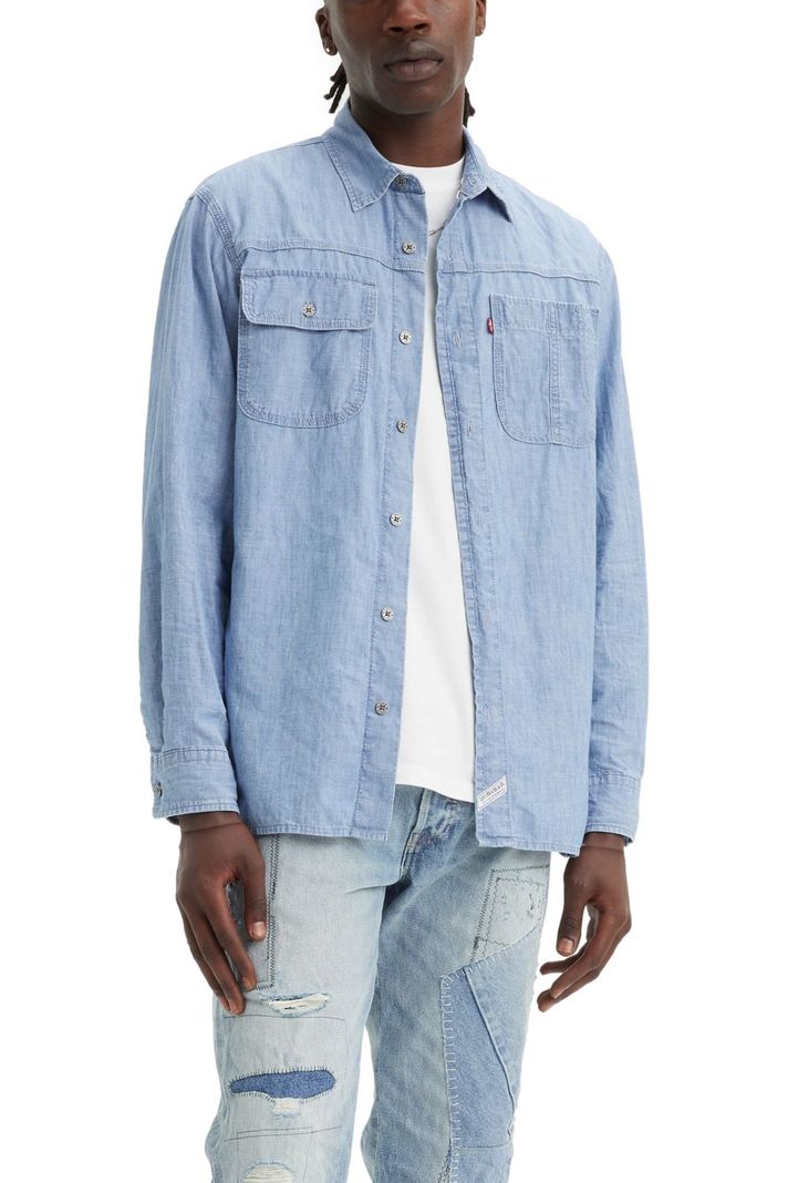 Camisa Hombre Regular Fit Auburn Azul Levis A7224-0001-0