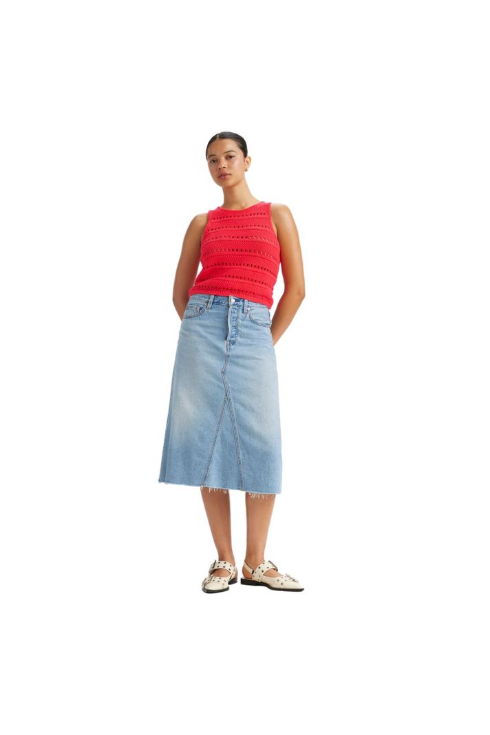 Falda Mujer High Rise Azul Levis A9316-0001-3