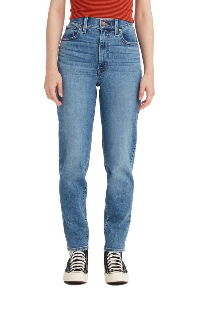 Jeans Mujer High Waisted Mom Azul Levis 26986-0026-0