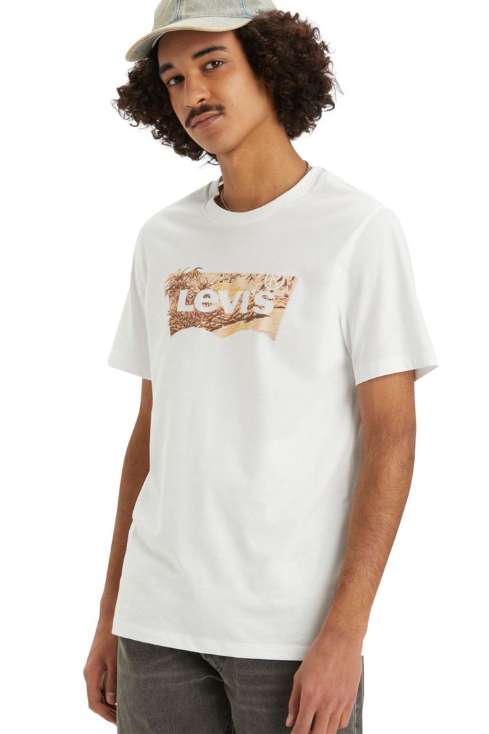 Polera Hombre Graphic Crewneck Tee Blanco Levis 22491-1588-2