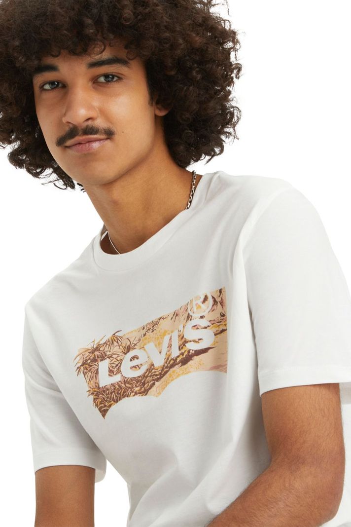 Polera Hombre Graphic Crewneck Tee Blanco Levis 22491-1588-3