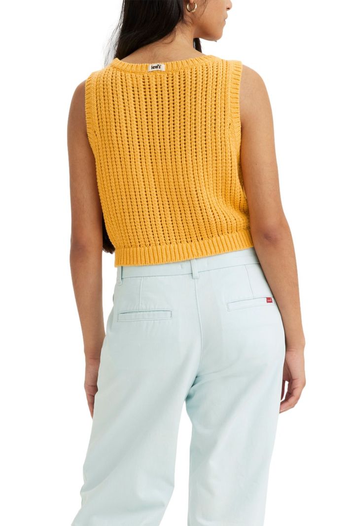 Chaleco Mujer Baby Blue Vest Amarillo Levis A4247-0001-1