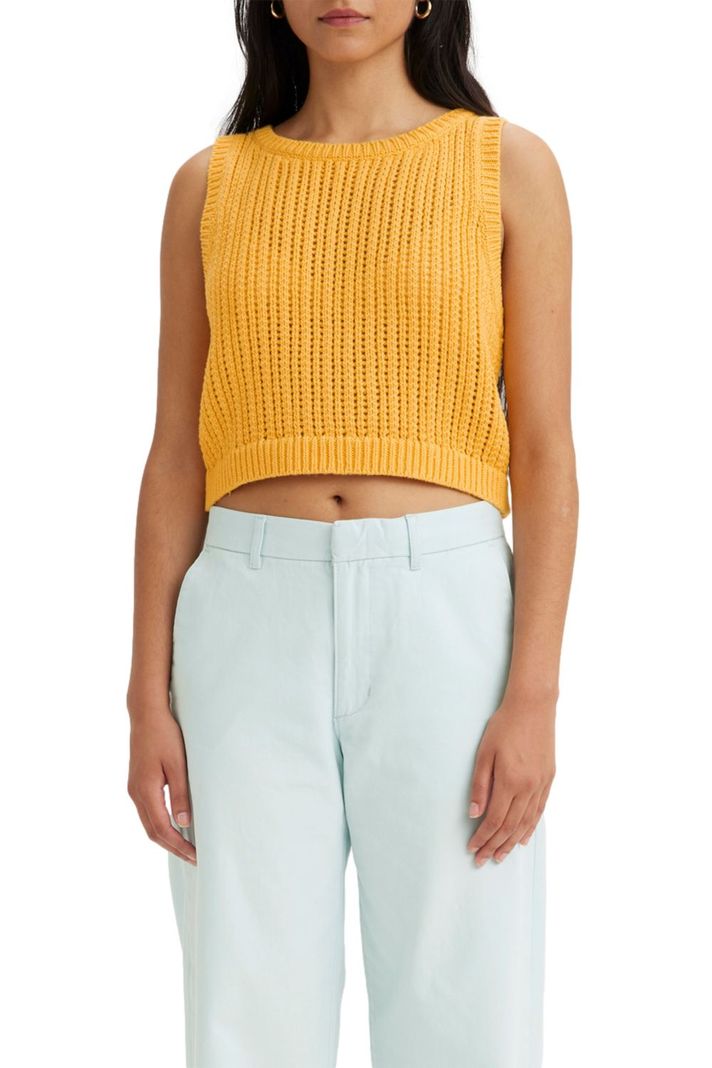 Chaleco Mujer Baby Blue Vest Amarillo Levis A4247-0001-0