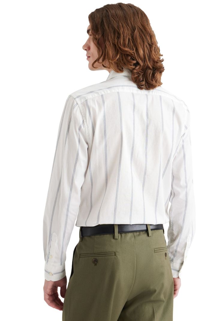 Camisa Hombre Refined Poplin Slim Fit Blanco 28836-0269-1