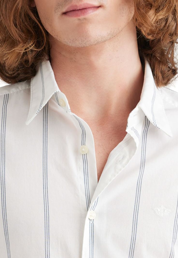 Camisa Hombre Refined Poplin Slim Fit Blanco 28836-0269-2