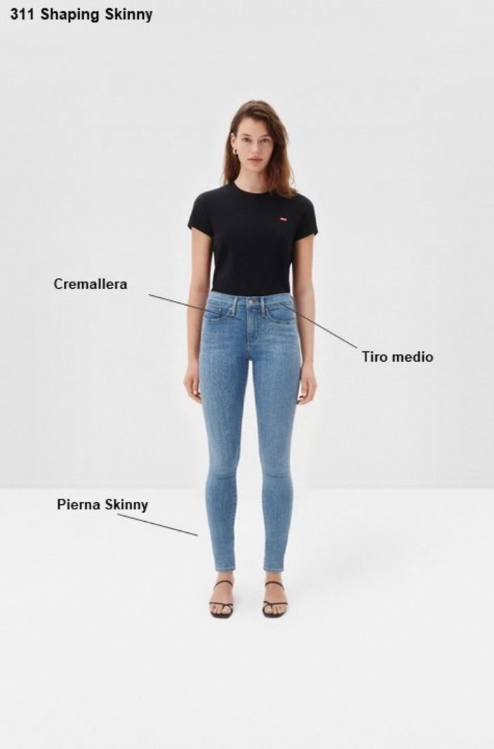 Jeans Mujer 311 Shaping Skinny Azul Levis 19626-0262-5