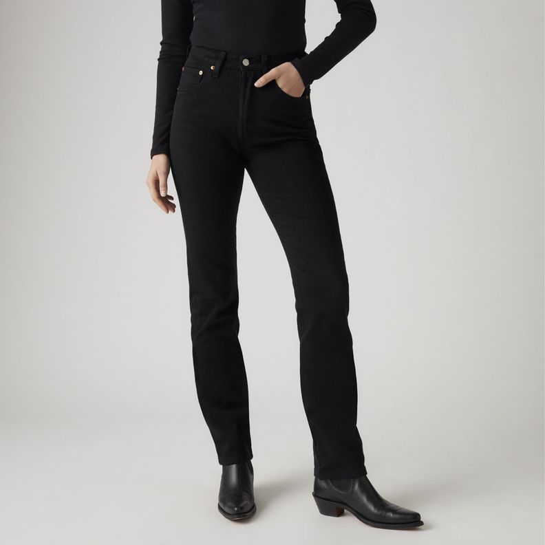 Jeans Mujer 501 Negro Levis 12501-0548 30 Largo 30