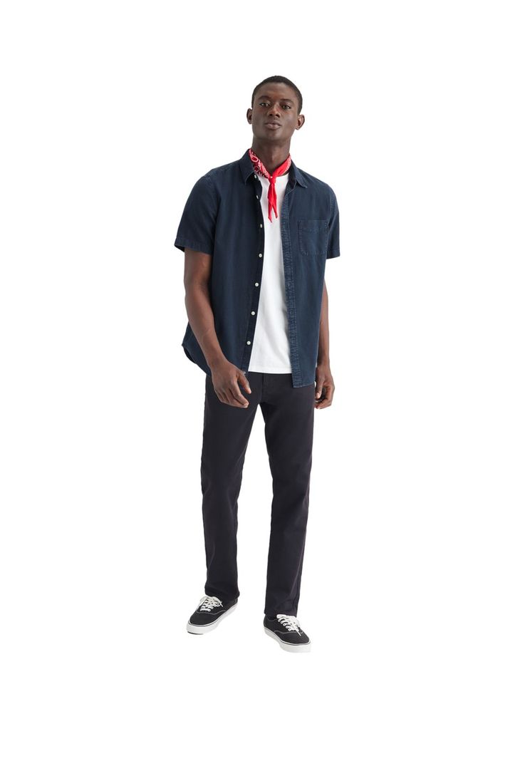 Camisa Hombre Original Regular Fit Azul A6920-0002-3