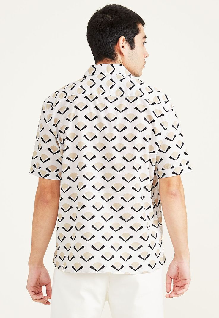 Camisa Seasonal Camp Collar Relaxed Fit Blanca-2
