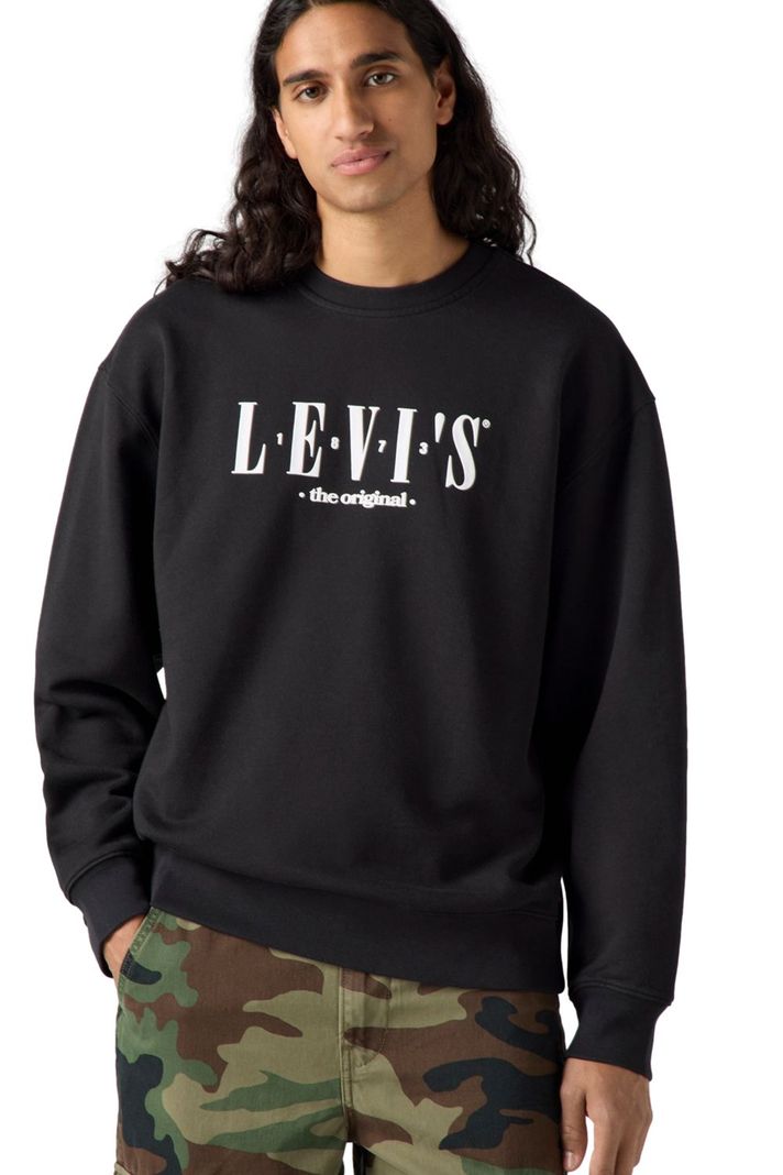 Polerón Hombre Relaxd Graphic Crew Negro Levis 38712-0455-2