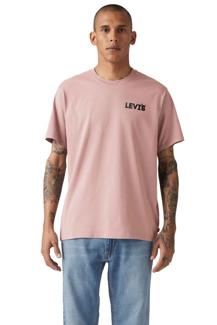 Polera Hombre Ss Relaxed Fit Tee Rosado Levis 16143-2000-0