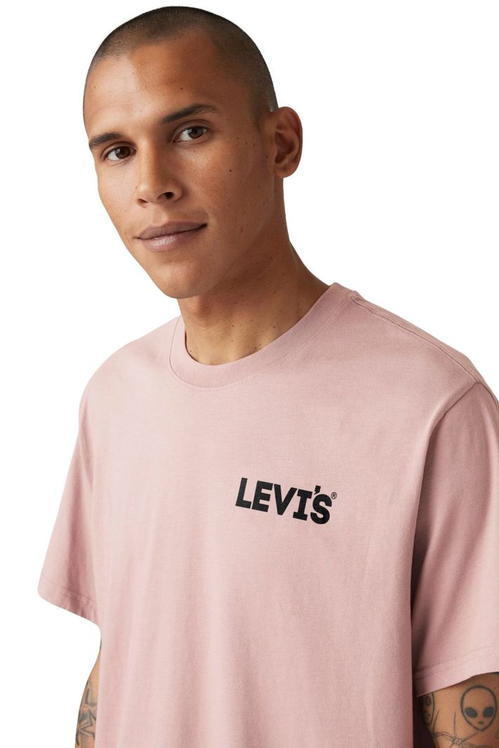 Polera Hombre Ss Relaxed Fit Tee Rosado Levis 16143-2000-3