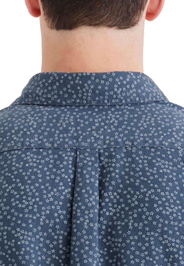 Camisa Hombre Original Button-Up Slim Fit Azul A1114-0147-3