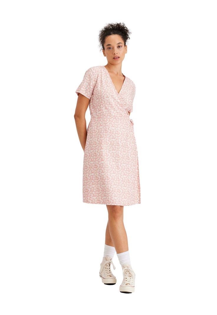 Vestido Mujer Wrap Rosa A6988-0003-0