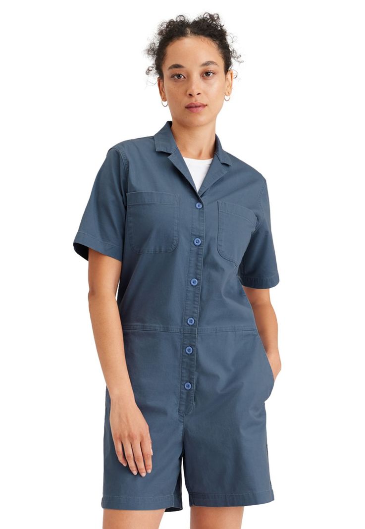 Enterito Mujer Playsuit Relaxed Fit Azul A6964-0001-0