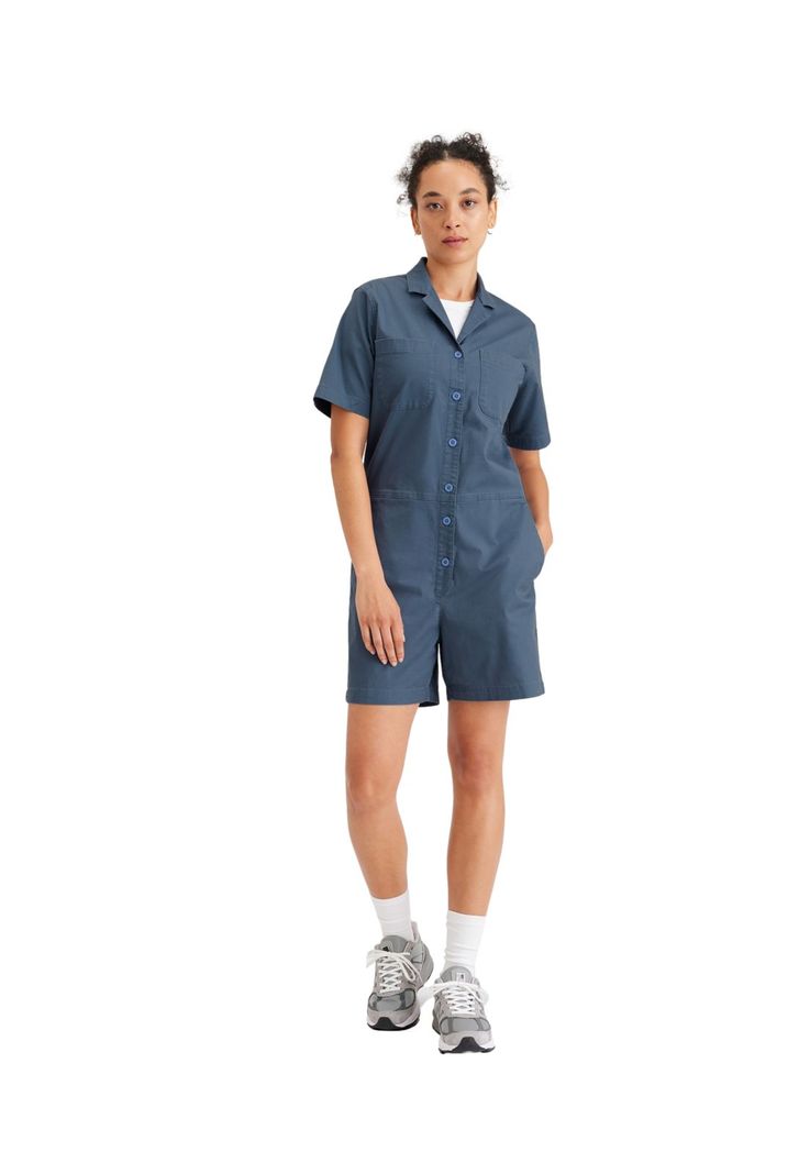 Enterito Mujer Playsuit Relaxed Fit Azul A6964-0001-4