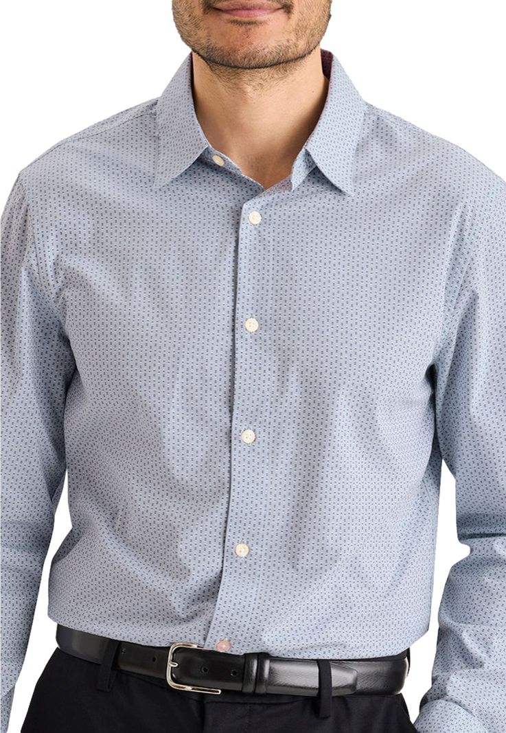 Camisa Hombre Workday Classic Fit Celeste-1