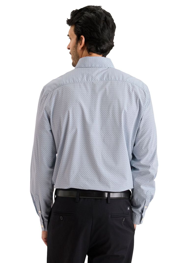 Camisa Hombre Workday Classic Fit Celeste-2