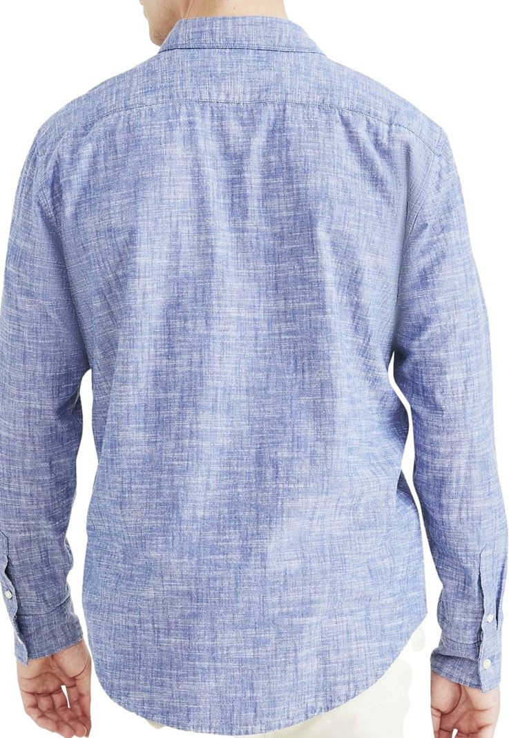 Camisa Hombre Long Sleeve Casual Regular Fit Azul 52669-0346-1