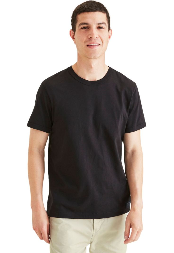 Polera Hombre Original Tee Slim Fit Negra A0856-0003-0