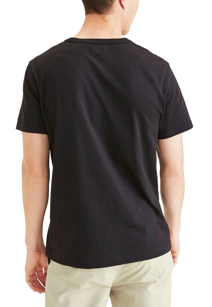 Polera Hombre Original Tee Slim Fit Negra A0856-0003-1