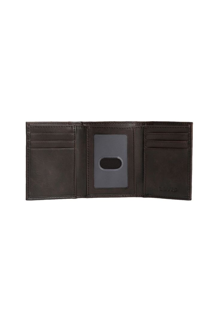 Billetera Hombre Trifold ID Café Levis 87524-0023-3
