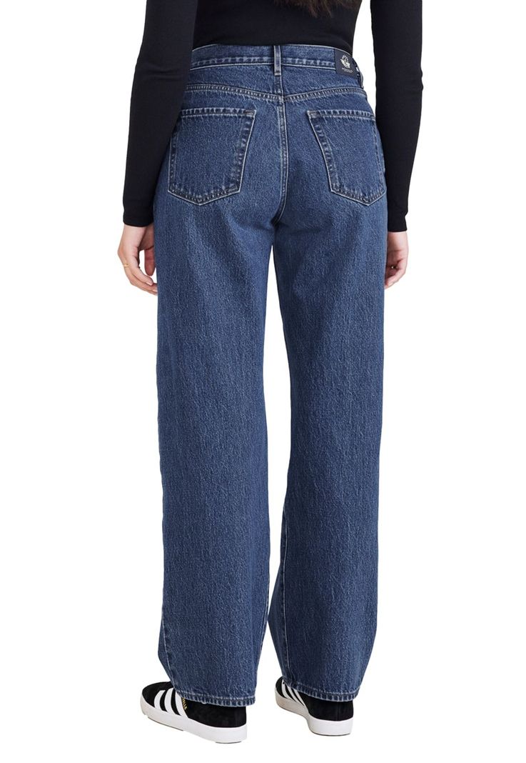 Jeans Mujer Mid-Rise Relaxed Fit Azul A6472-0001-2