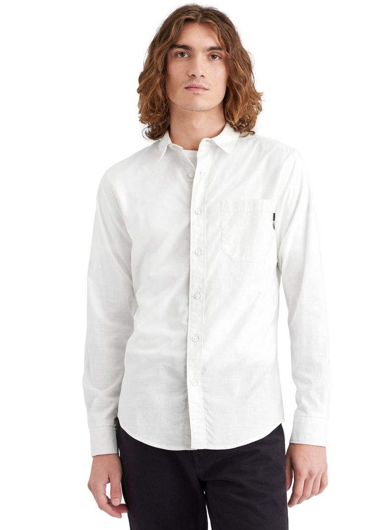 Camisa Hombre Casual Slim Fit Blanco A4253-0000-0