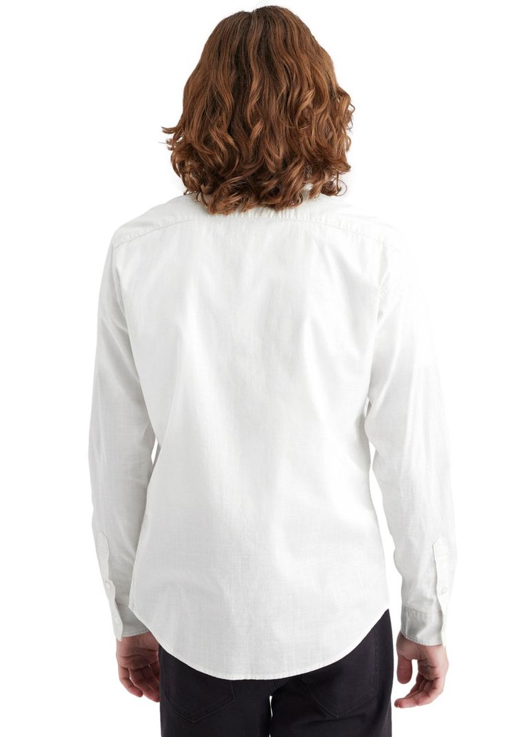 Camisa Hombre Casual Slim Fit Blanco A4253-0000-2
