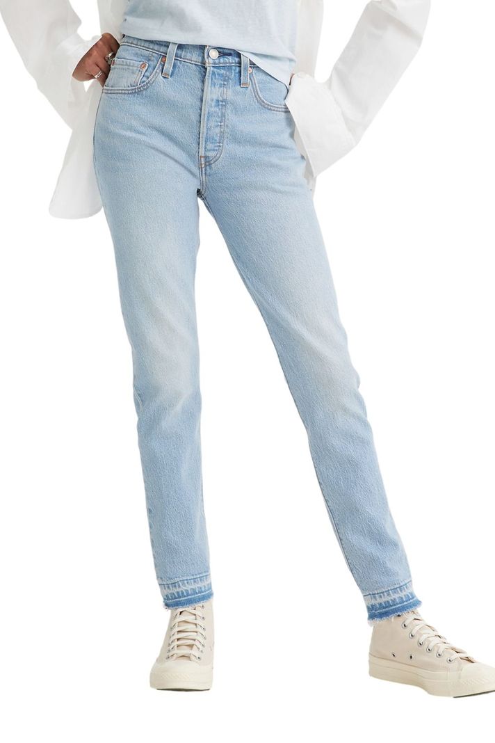 Jeans Mujer 501 Skinny Shine Up Celeste Levis 29502-0249