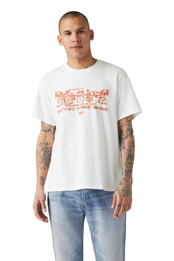 Polera Hombre Ss Relaxed Fit Tee Blanco Levis 16143-1550-0