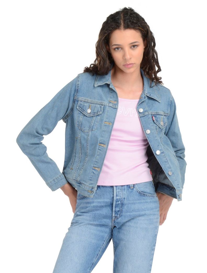 Chaqueta Mujer Regular Fit Botones Azul Levis 29945-0012-3