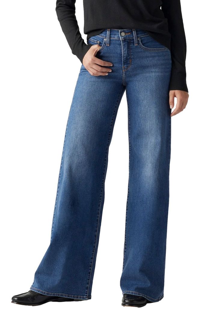 Jeans Mujer 318 Shaping Wide Leg Azul Levis 001PZ-0001-0