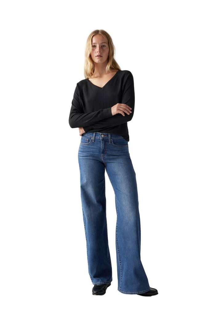 Jeans Mujer 318 Shaping Wide Leg Azul Levis 001PZ-0001-3