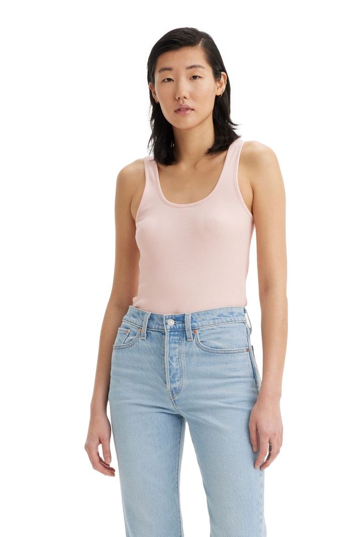 Polera Mujer Rib Tank Rosado Levis A5906-0017-0